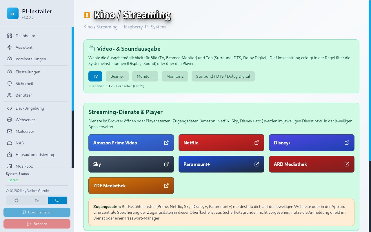 App: streaming/media server